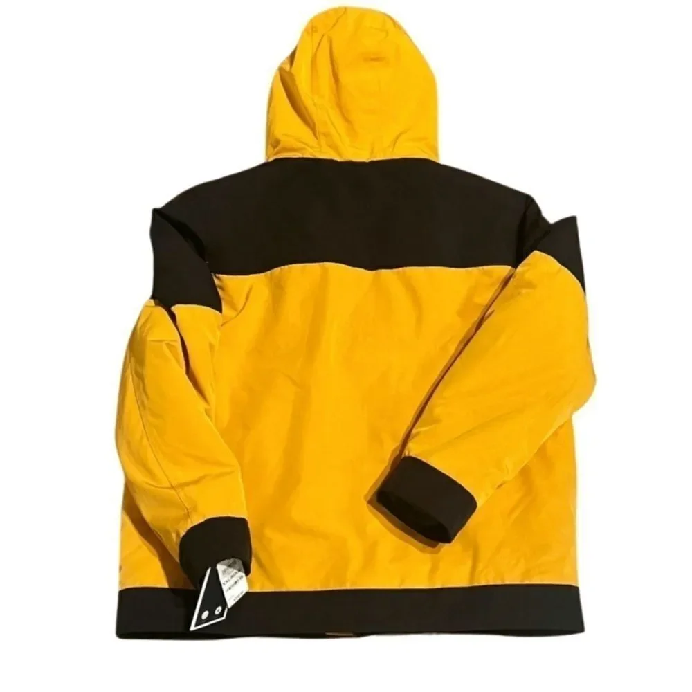 NWT Club Room Men Hooded Long Sleeve Parka Jacket, Yellow XXL jacket, coat